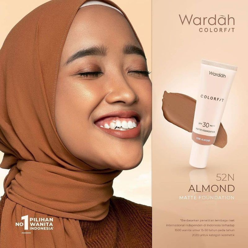 Wardah Colorfit Matte Foundation SPF30 PA +++ 25ml