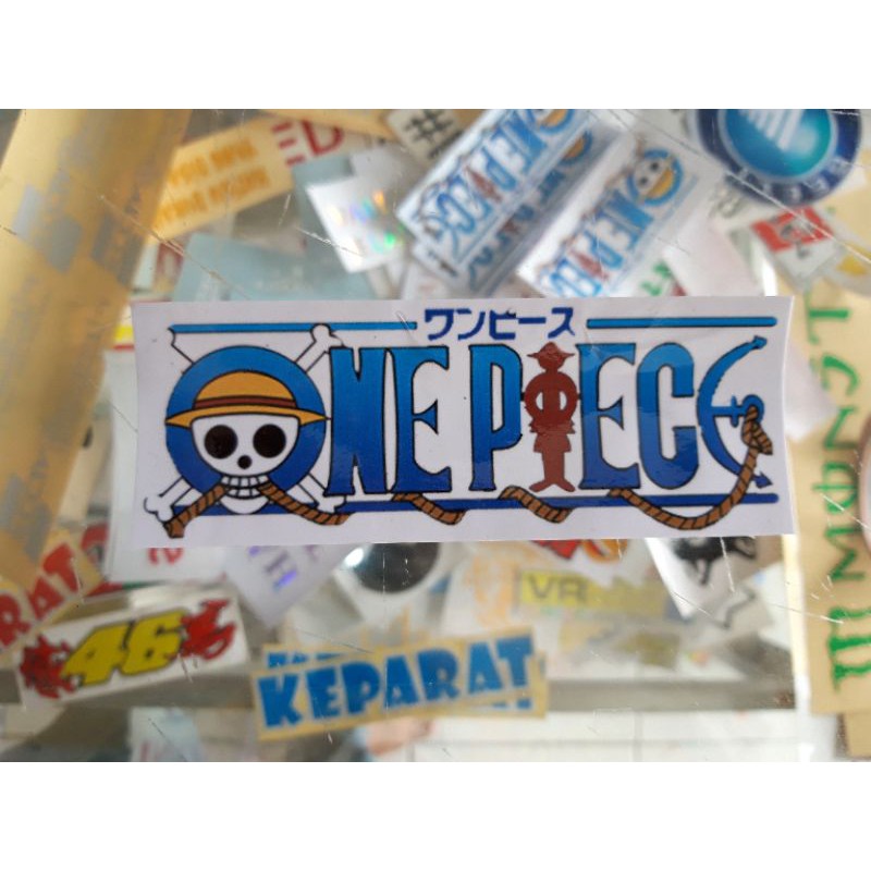 

Stiker Logo Onepiece Anime jepang Stiker Murah Awet Tahan Lama