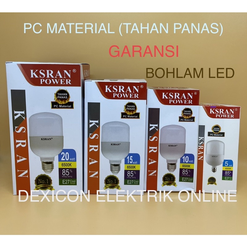 bohlam KSRAN POWER Kapsul/bohlam led/lampu led terang/bohlam hemat listrik/lampu led murah/bohlam/