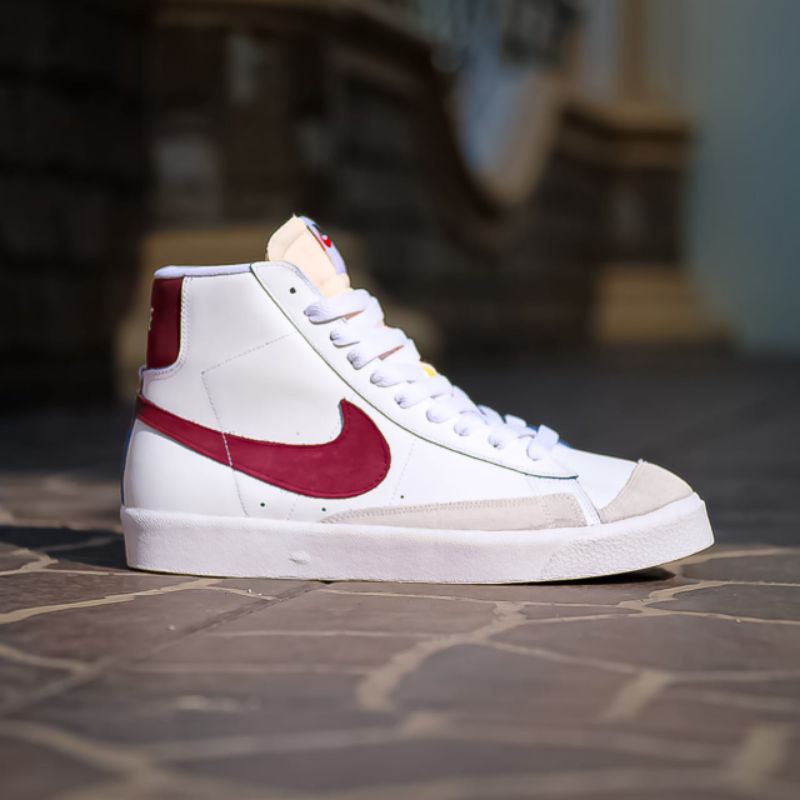 Nike Blazer Mid 77 Vintage White Maroon 