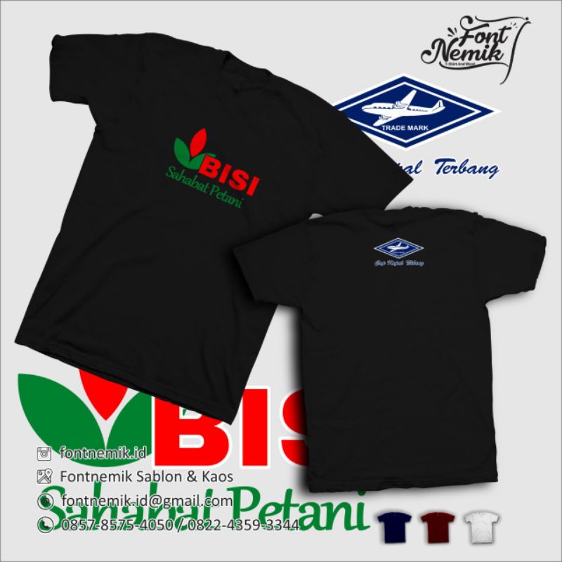 Kaos Murah Fontnemik Bisi Sahabat Petani