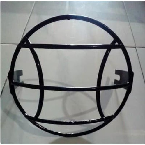Pelindung lampu depan motor Tutup Ram Grill Lampu Bulat 7 Inc