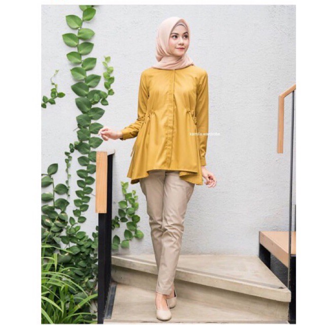 zea top Mustard by Kamila Wardrobe size S