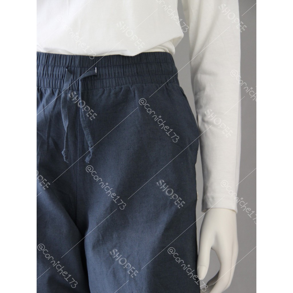 Corniche Wide Pants Navy - TH90141