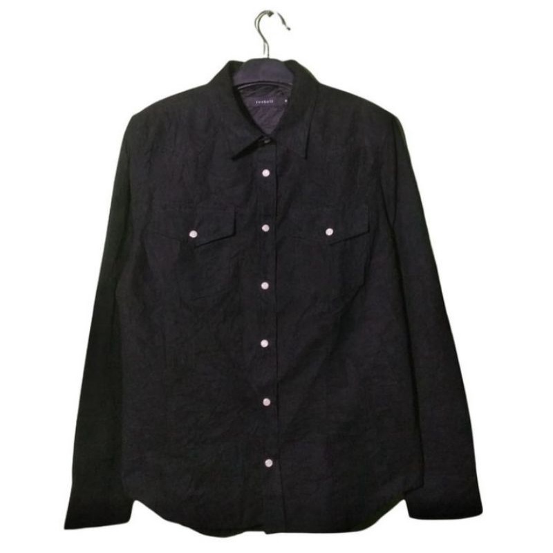 KEMEJA HITAM ROSHELL