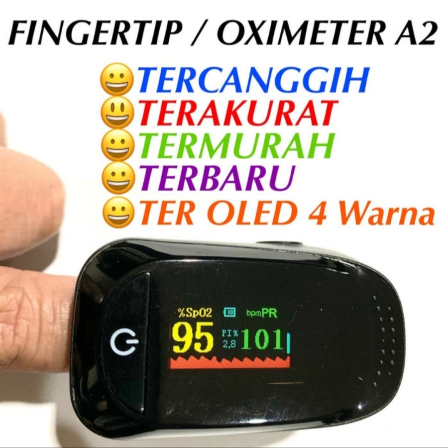 Fingertip pulse oxymeter Fingertip oximeter SpO2 OLED Full Colour A2 LK88 LK87 JKZ-302 C101H1