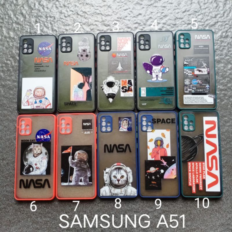Case gambar Samsung A51 motif cowok ( 5 motif ) soft softcase softshell silikon cover casing kesing housing