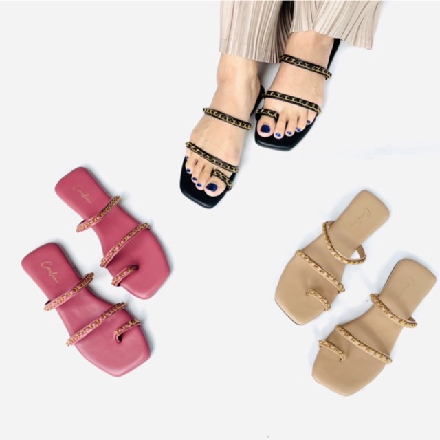 Carlene_kinara flat/sandal teplek wanita