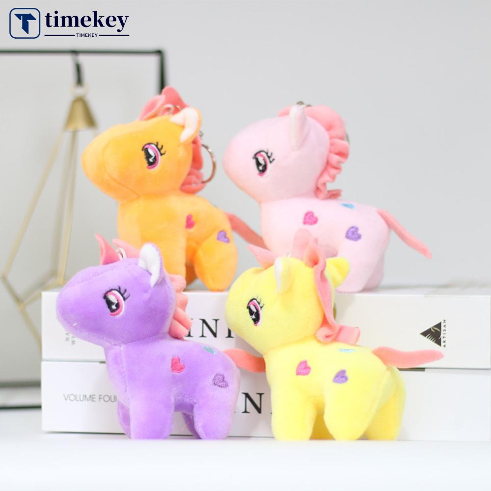 Timekey Gantungan Kuncitas Ransel Desain Unicorn Lucu Ukuran 12cm Untuk Hadiah H5Q2