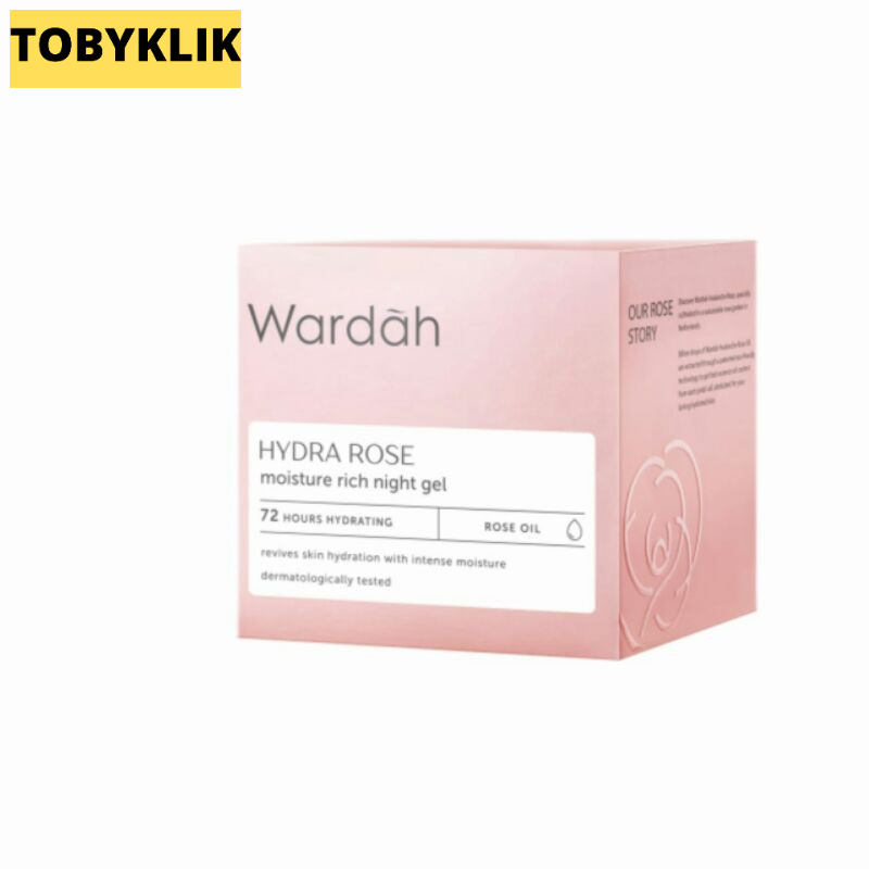 Wardah Hydra Rose Moisture Rich Night Gel 40 Gr