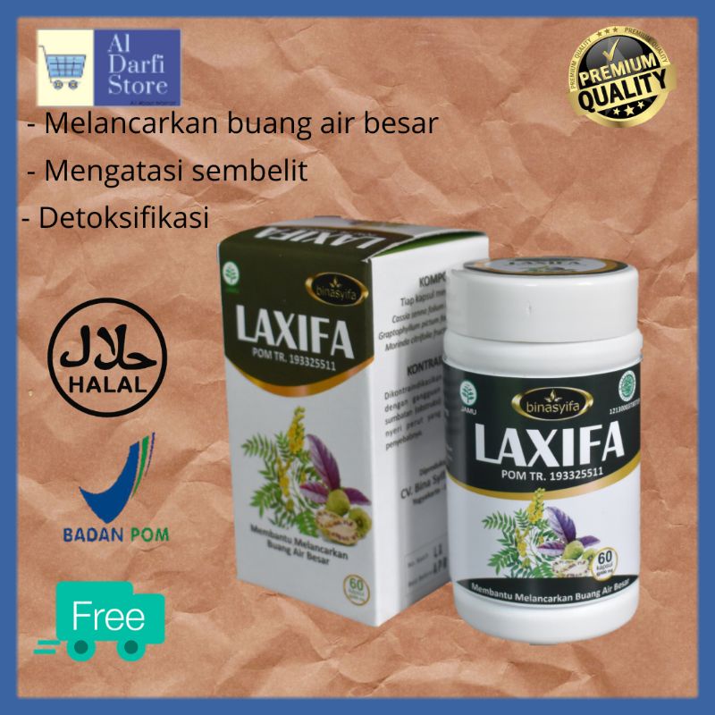 Laxifa obat pencahar herbal detoksifikasi melancarkan bab