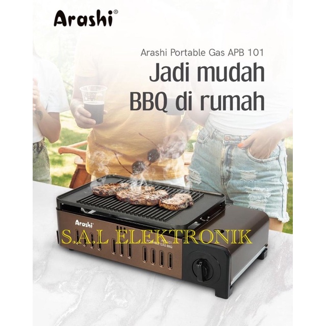 Kompor Portable Arashi Panggangan BBQ APB 101(MB)