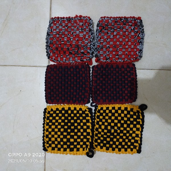 Cempal Anyam Anti Panas / Kain Lap Cempal Wajan / Lap Jampel