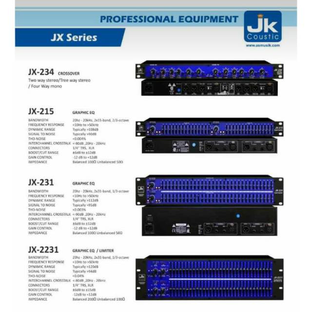 equaliser jk seri jx 215