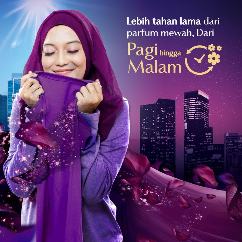 Downy Pelembut &amp; Pewangi Pakaian MYSTIQUE 850 ML