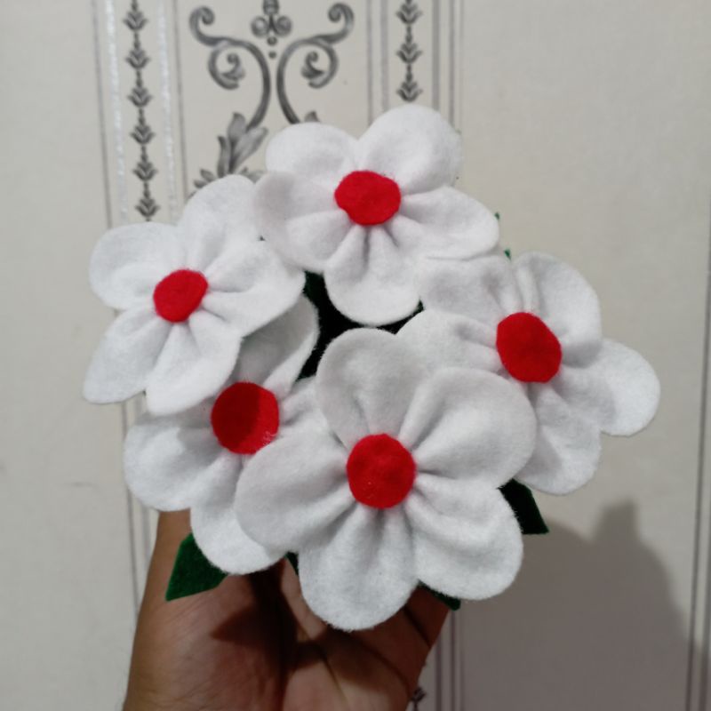 Gardenglories Bunga Hias Meja Kain Flanel / Bunga Hias Ruang Tamu / Bunga Rak Sudut /Bunga Shabby