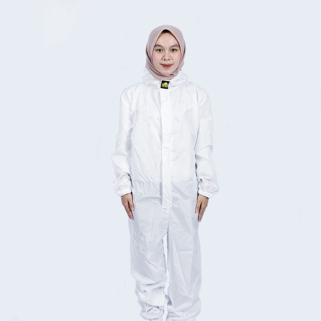 ESP MEDIC - APD HAZMAT SPOONBOND /HAZMAT SUIT SPOONBOND / BAJU PETUGAS MEDIS COVERALL SATU KALI CUCI