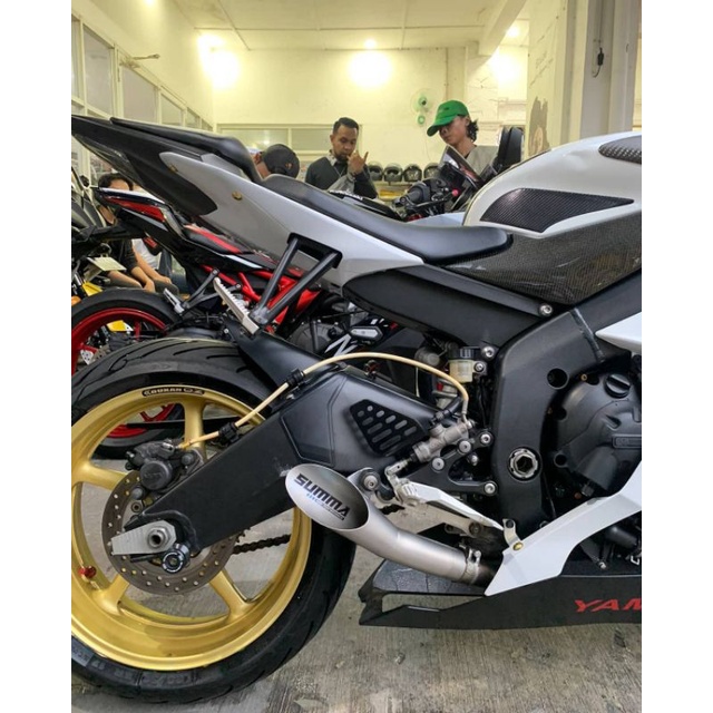 Knalpot R1 R1m R6 Cbr600rr Cb400 Z800 Z900 Z1000 Mt09 Zx636 Cbr1000rr Cbr250rr Ninja 250 Zx25r R25 M