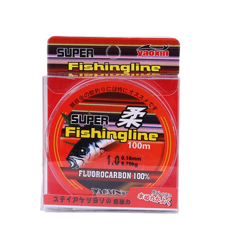 (MAINANKYU) Super Fishingline Senar Tali Pancing Fluorocarbon Line 4.0 - OY0068 - Transparent