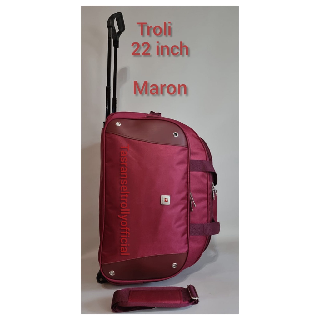 Tas Pakaian Troli Polo Interclub 56cmx24x36cm ukuran medium original