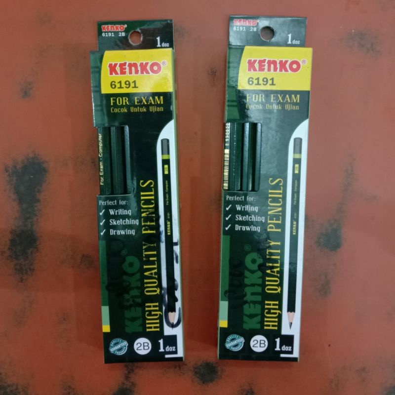 

Pensil 2B Pensil Kenko 6191 per kotak