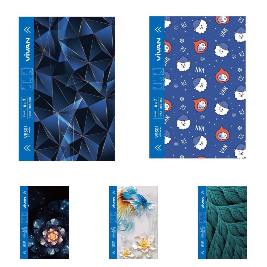 VIVAN VBS01 SERIES 011-022 Back Sticker/Garskin Hp Motif 3D