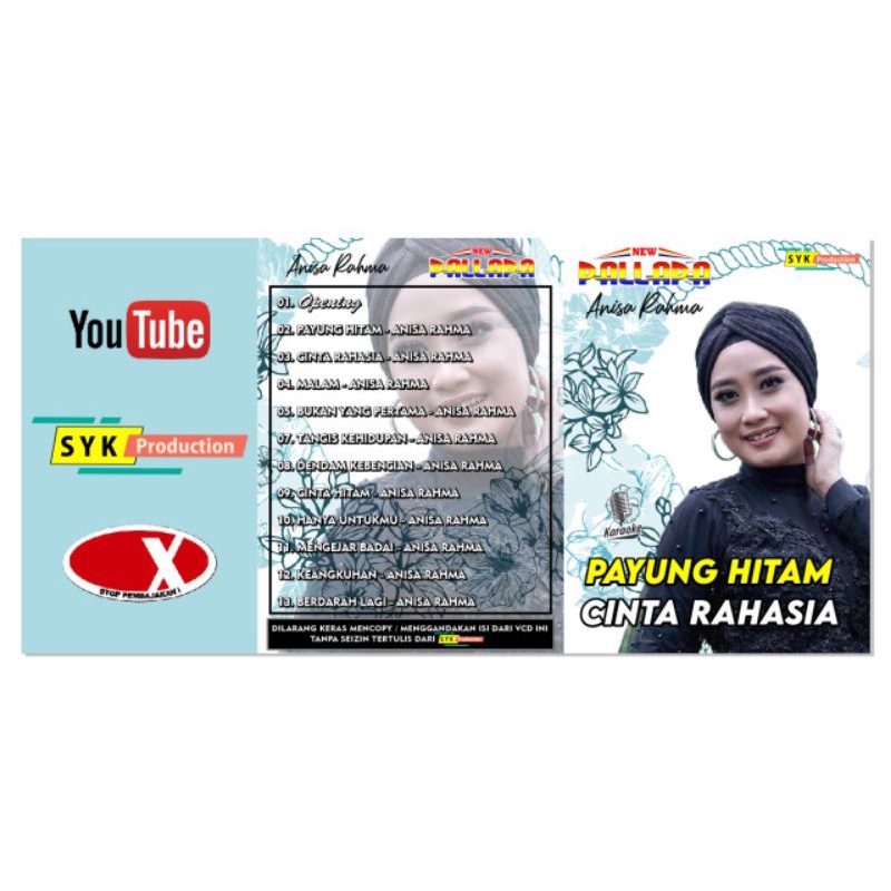 KASET VCD LAGU MUSIK DANGDUT KOPLO ANISA RAHMA NEW PALLAPA
