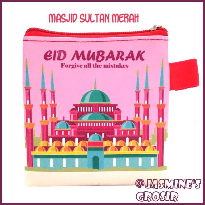 

Amplop Lebaran MASJID SULTAN MERAH Dompet Pouch Fitrah THR Idul Fitri