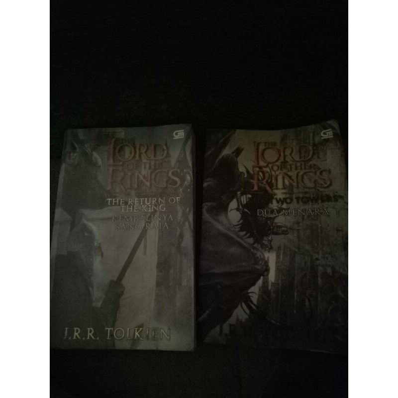 The Lord of The Rings (buku 2 dan 3) Bekas Tapi Oke (BeTO)