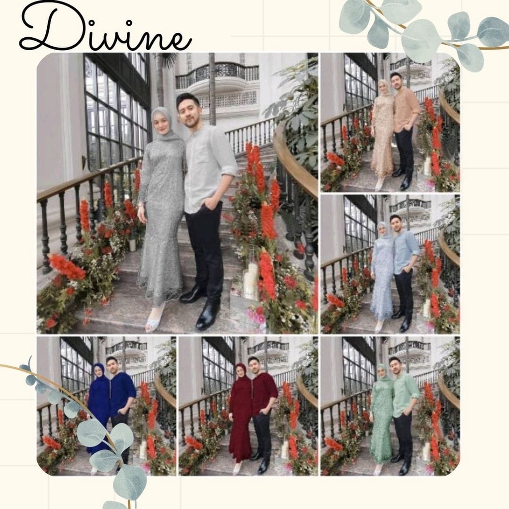DVN BAJU GAMIS MUSLIM KOKO COUPLE YUDISTIRA  DRESS DUYUNG MUSLIM