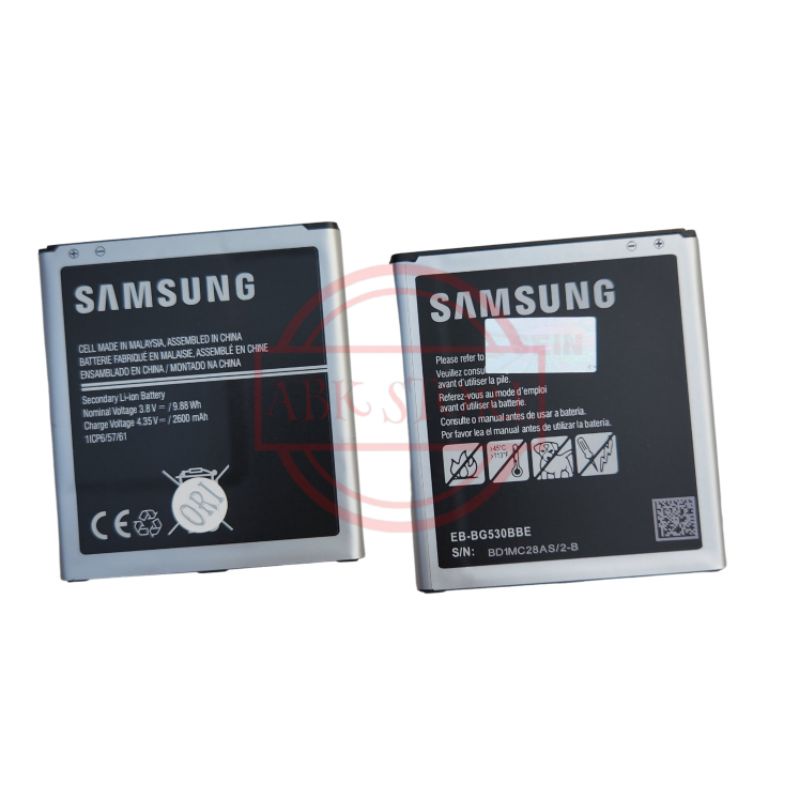 BATERAI BATTERY SAMSUNG EB-BG530BBE GALAXY G530 G531 J5 2015 J500 J2 PRIME J3 2016 / GRAND PRIME ORIGINAL