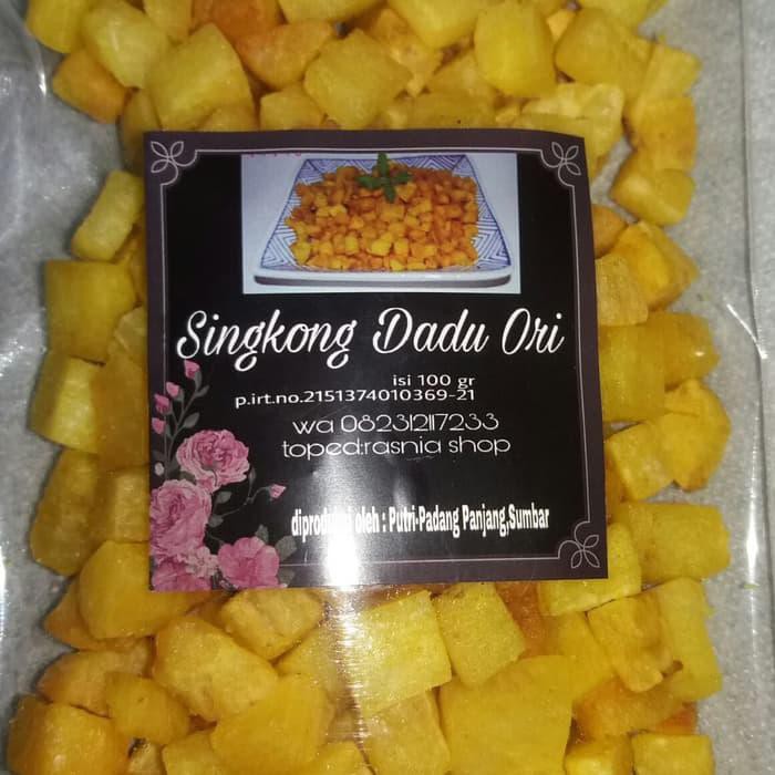 

snack/kripik/ganepo/singkong dadu isi 100 gr/camilan/makanan