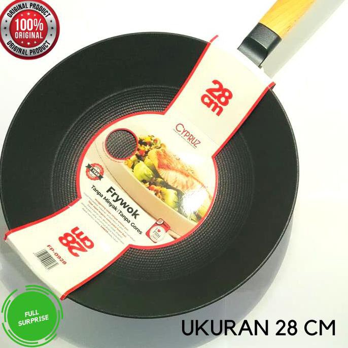 Cypruz Fp0912 Fry Pan 24Cm Honeycomb Cast Iron Frypan Penggorengan Medanbaiak.Store