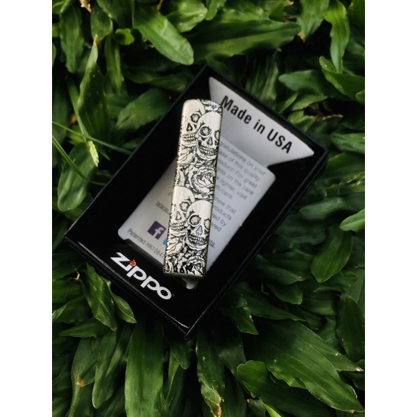 Korek Zippo Motif SKULL Zippo Motif 5 Slide Full Casing Zippo Unik Kwalitas Premium