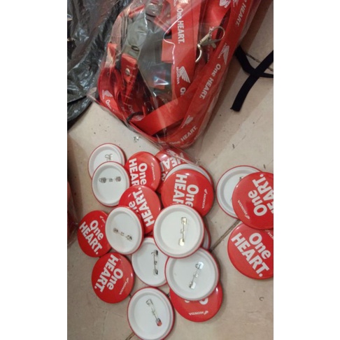 pin honda one heart ukuran 5.8