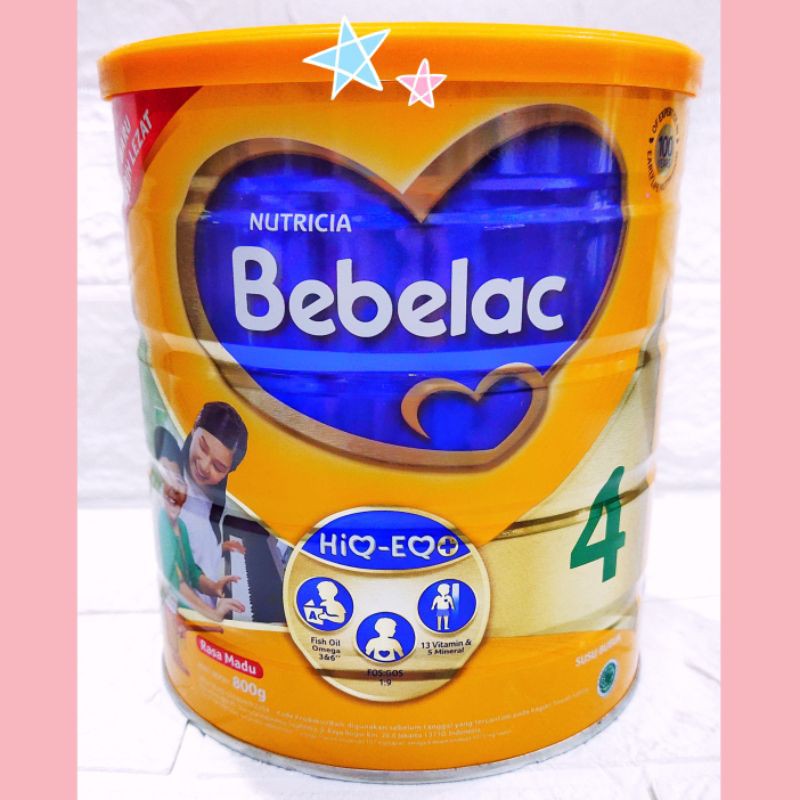 Bebelac 4 madu kaleng 800 gram