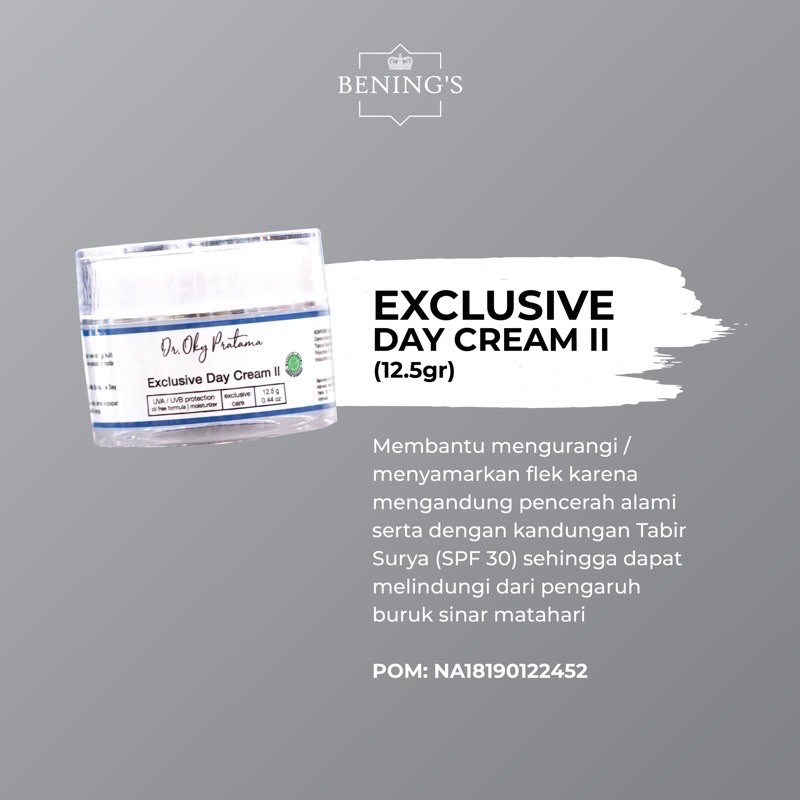 Exclusive Day Cream II | Cream Siang Flek dan Pencerah Tipe 2