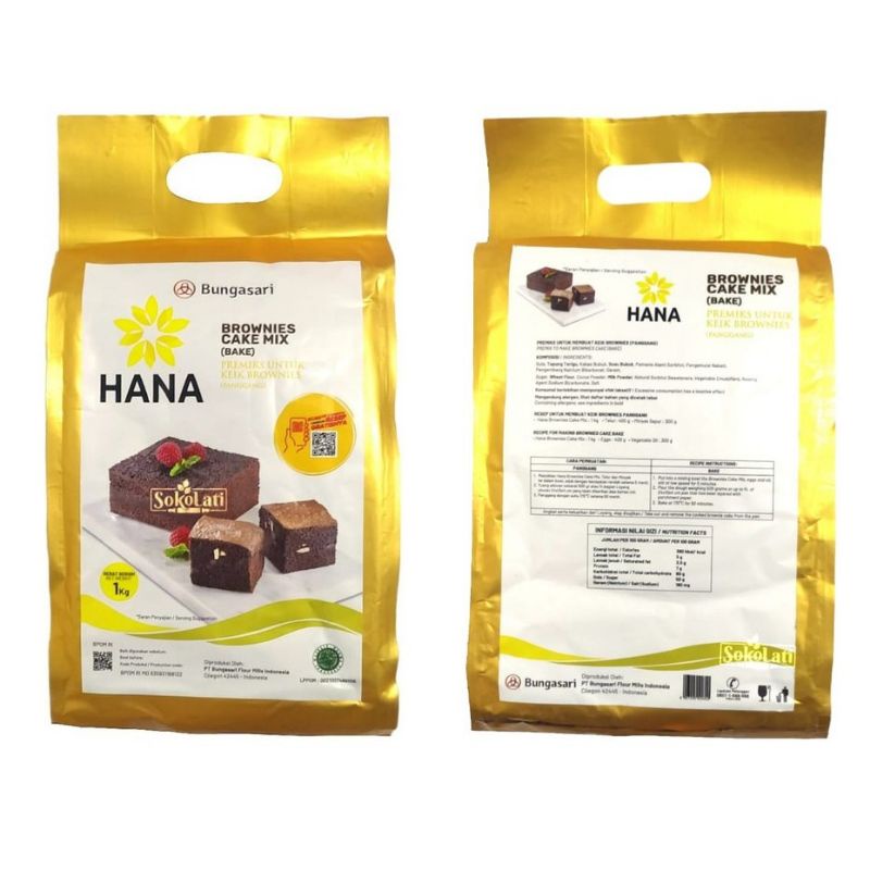 

BUNGASARI- HANA BROWNIES CAKE 1KG