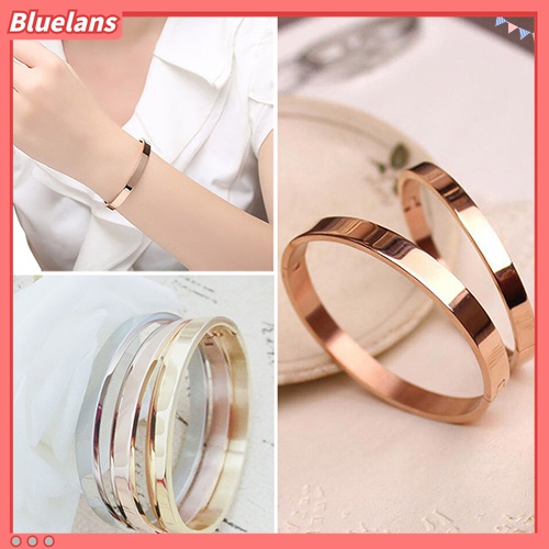 Gelang Bangle Bahan Titanium Steel Untuk Pria Dan Wanita