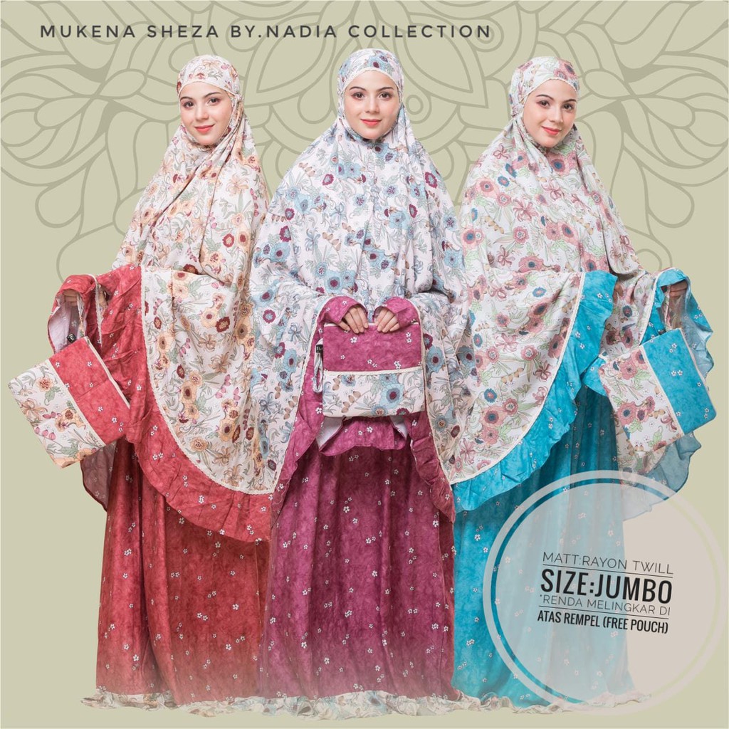 MUKENA SHEZA ORI BY NADIA COLLECTION JUMBO MURAH  / MUKENA JUMBO MURAH / MUKENA NADIA COLLECTION