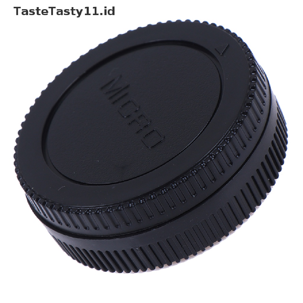 Tastetasty Cover Pelindung Lensa Kamera Belakang Warna Hitam Untuk Olympus M4 / 3