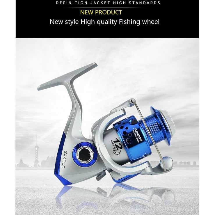 Paling Dicari ! Yumoshi 3000 Series Reel Pancing Fishing Reel 5.5:1 Gear Ratio SA3000