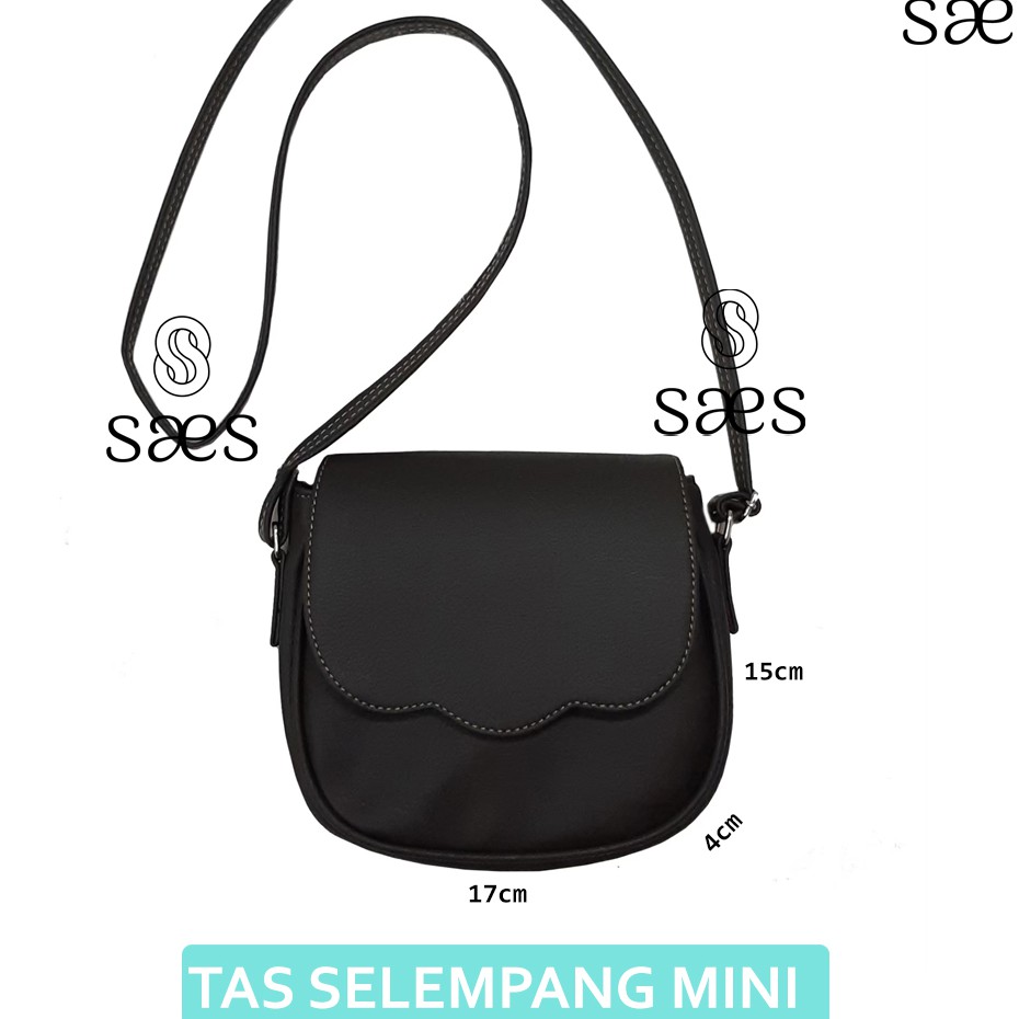 SAES - Melati dan Aster Tas Selempang Kulit Wanita kulit Slingbag Vintage Retro