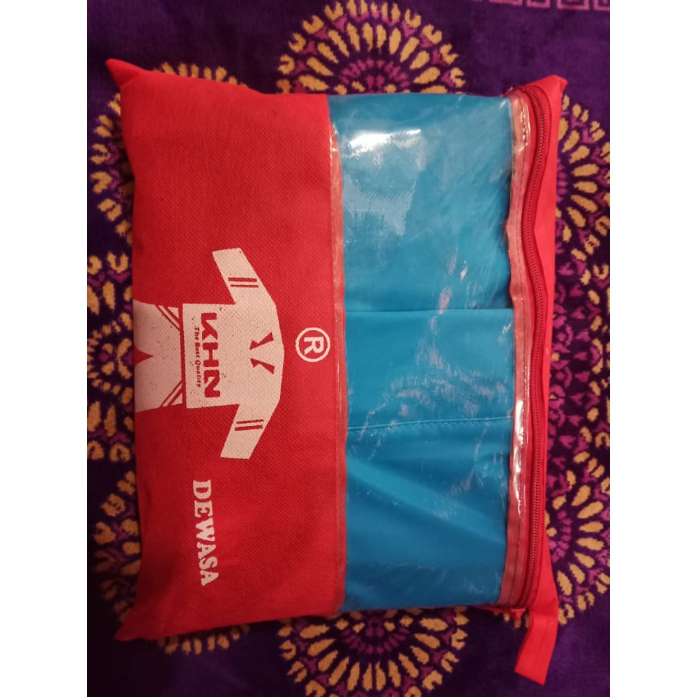 Jas Hujan KHN Biru Muda