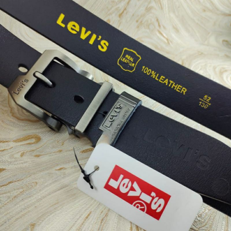 Sabuk kulit asli/ikat pinggang pria kulit asli best seller genuine leather gesper pria kepala robot