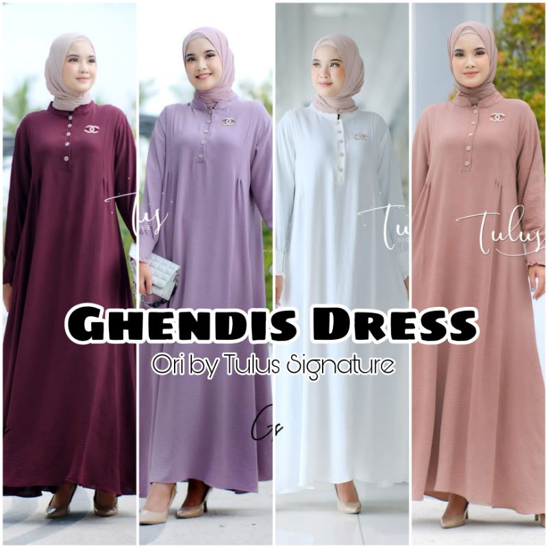 GHENDIS DRESS ORIGINAL BY TULUS SIGNATURE (ORI BERLABEL TULUS SIGNATURE)