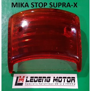 Mika Stop Supra-X Lama 100cc Kaca Lampu Rem Only lokal