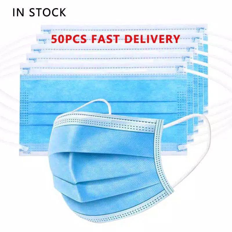 COD PROMO DISPOSABLE FACE MASK/PERLINDUNGAN WAJAH/PERLINDUNGAN VIRUS 3PLY MASK