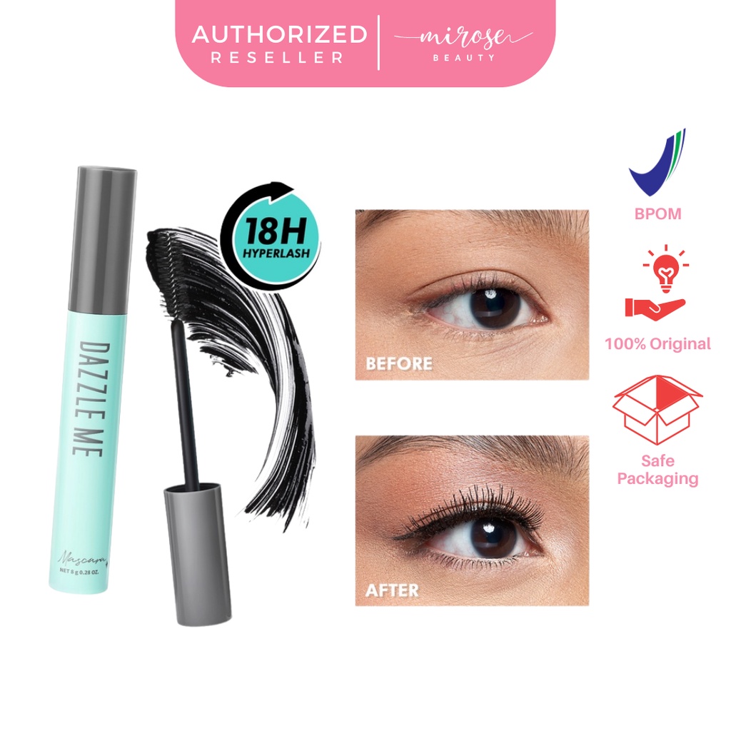 DAZZLE ME Holy Moly Volume Mascara | Long Lasting Maskara Alis Waterproof