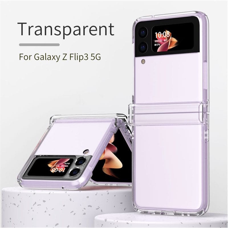 CASE SAMSUNG GALAXY Z FLIP 4 5G FLIP 3 CRYSTAL CLEAR TRANSPARENT